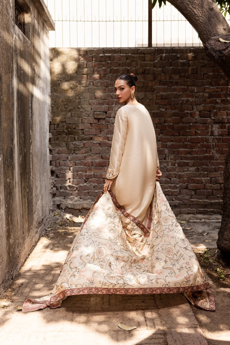 Myra Gold Pearl Pure Raw Silk Shirt With Kaantha Dupatta Aneeka myra-gold-pearl-pure-raw-silk-shirt-with-kaantha-dupatta-aneeka