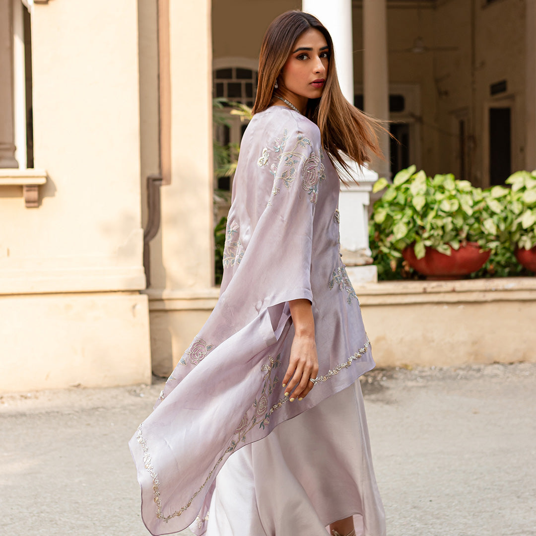 Nisha Lilac Cape Set | Aneeka Ruknuddin – Aneeka Ruknuddin US